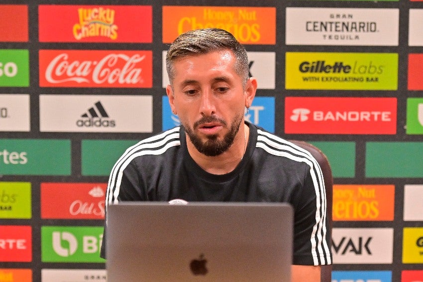 HH en conferencia de prensa previo al juego vs Ecuador