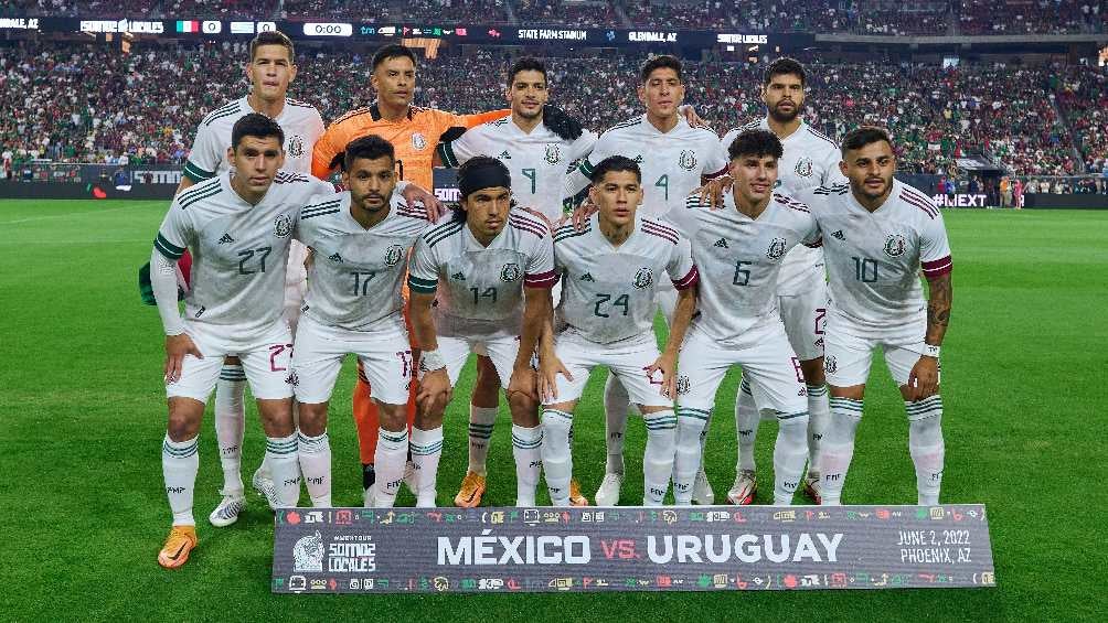 Selección Mexicana previo a jugar partido amistoso ante Uruguay