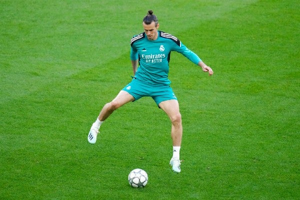 Gareth Bale durante entrenamiento con el Real Madrid