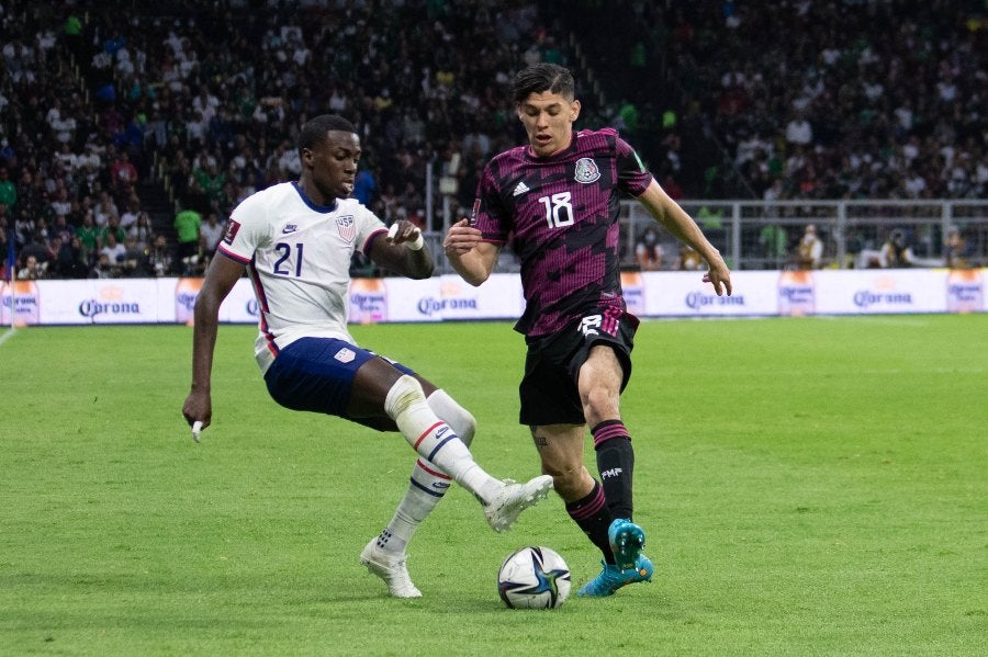 Gerardo Arteaga durante un partido con el Tri