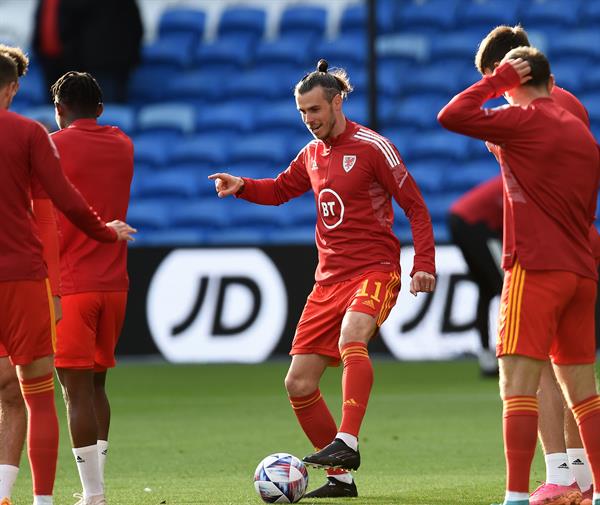 Gareth Bale con la selección galesa