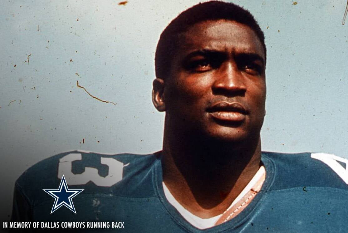 Don Perkins con el uniforme de Dallas