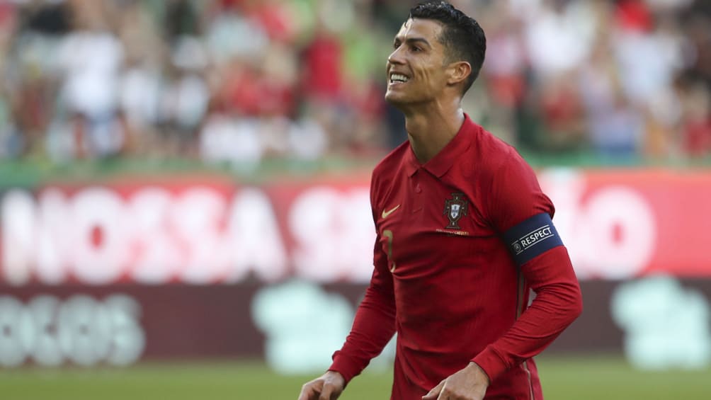 Cristiano Ronaldo durante el partido entre Portugal y República Checa