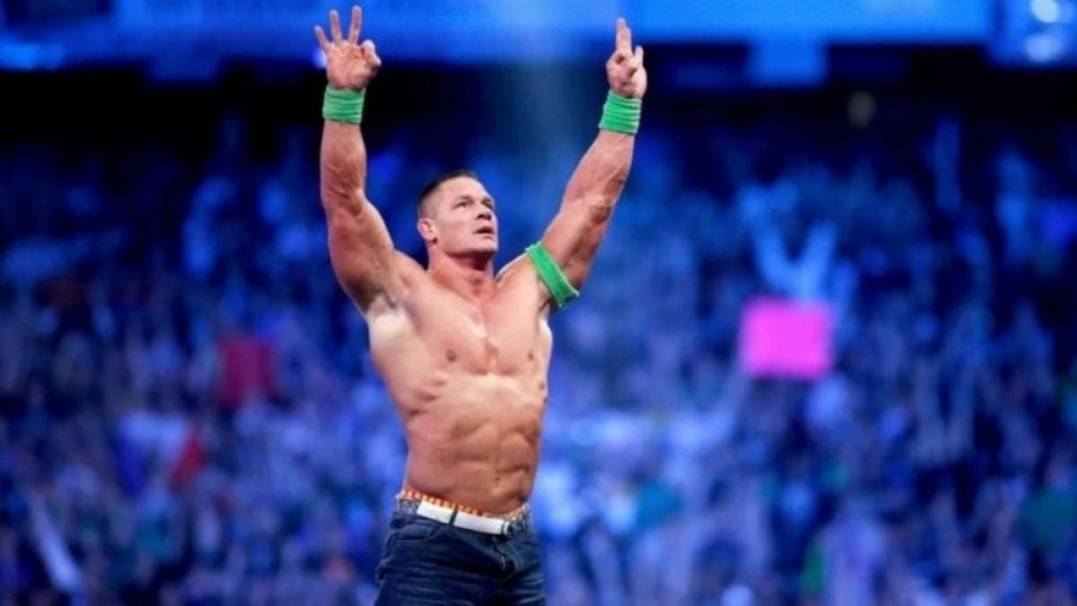 Jhon Cena agradeciendo a sus fans 