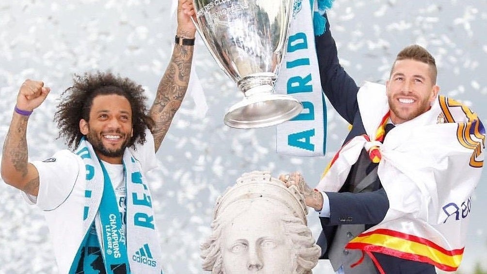 Sergio Ramos se despide de Marcelo 