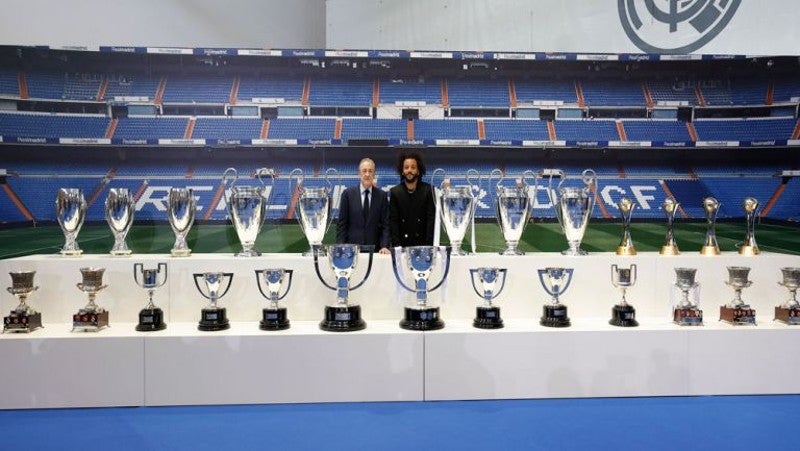 Marcelo en su despedida del Real Madrid