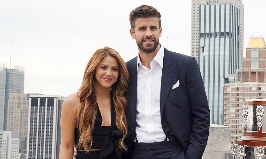 Piqué y Shakira en un evento juntos