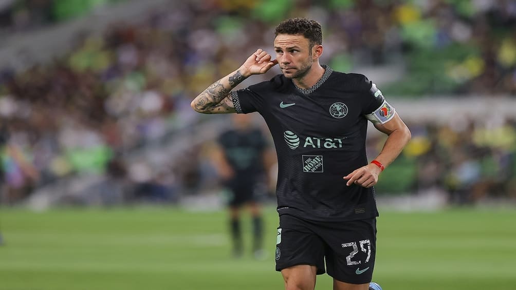 Miguel Layún como capitán en un partido del Clausura 2022