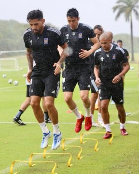 Chaka Rodríguez en la pretemporada con Tigres