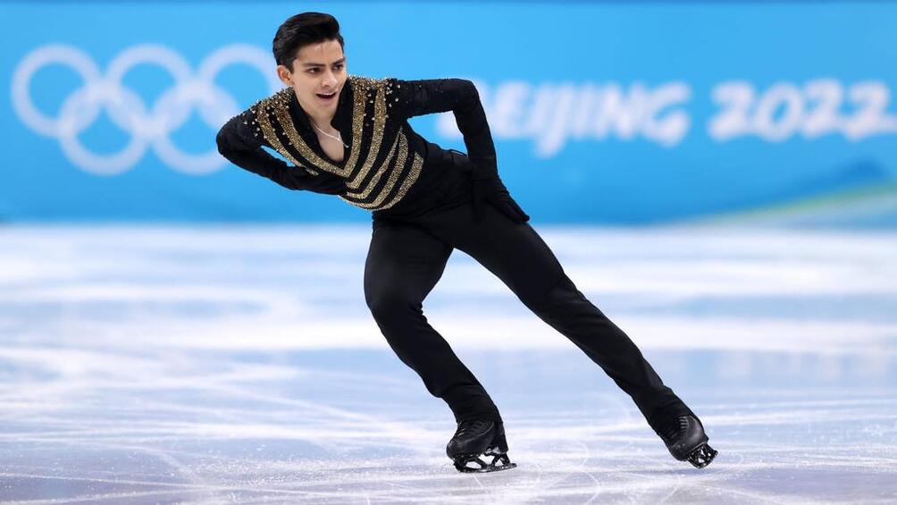 Donovan Carrillo durante los Juegos Olímpicos de Invierno Bejing 2022