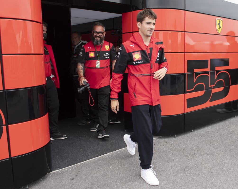 Ferrari llega al circuito de Montreal