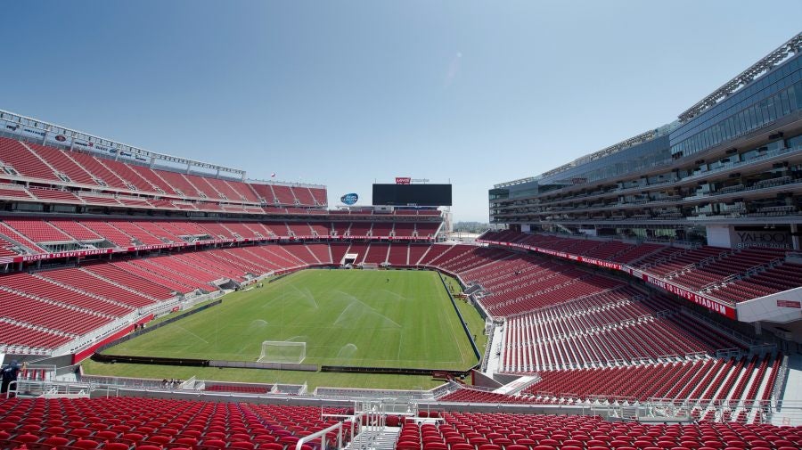 El Levi's Stadium previo juego de Copa Oro