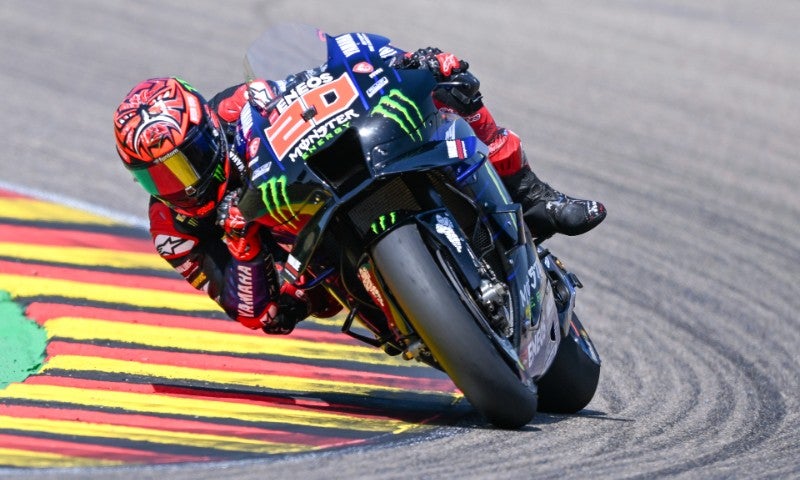 Fabio Quartararo en el Gran Premio de Alemania