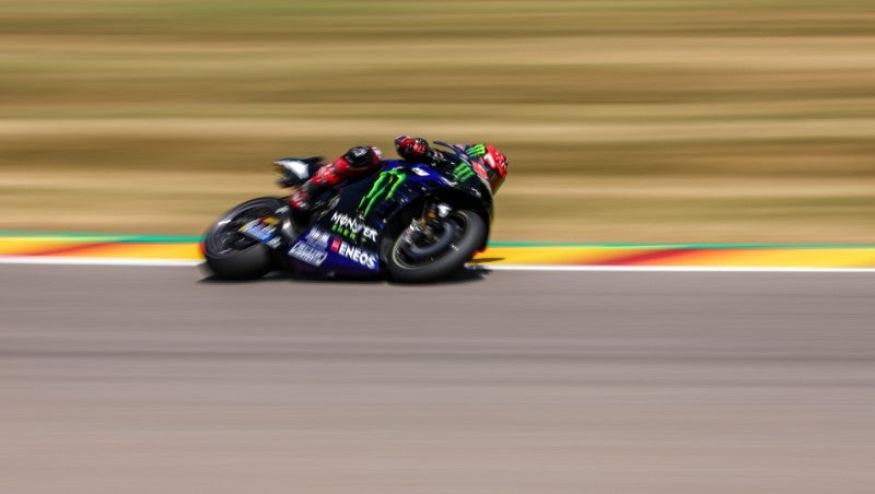 Fabio Quartararo durante el GP de Alemania