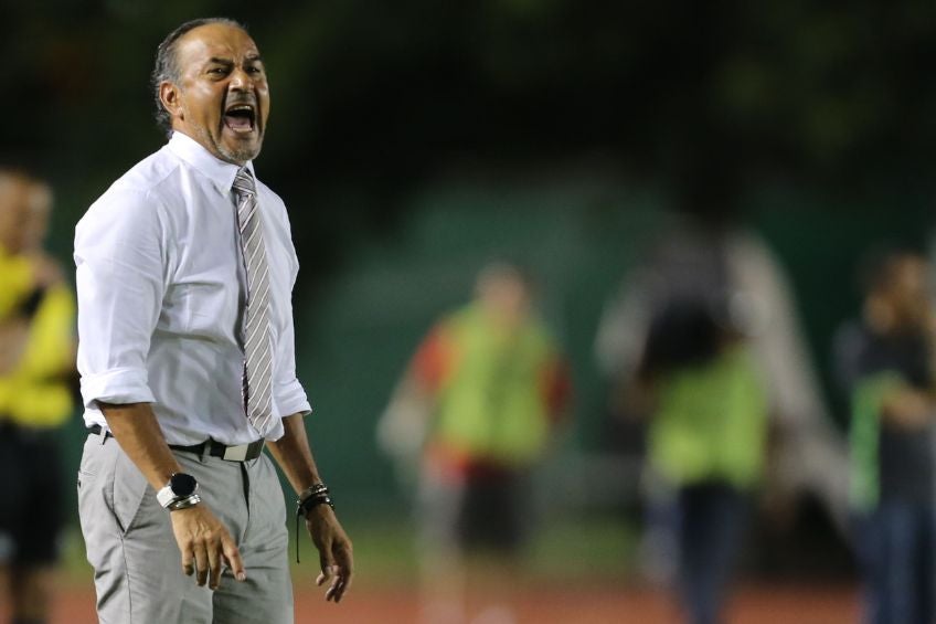 Raúl Gutiérrez durante un partido del Atlante