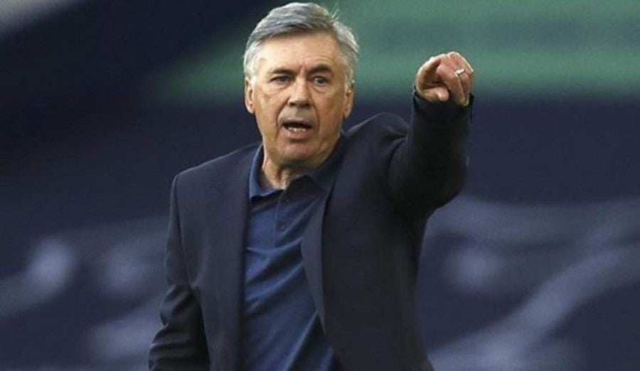 Ancelotti en juego del Real Madrid