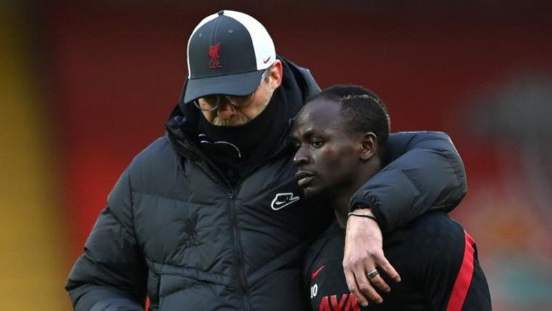 Jürgen Klopp se despidió de Sadio Mané