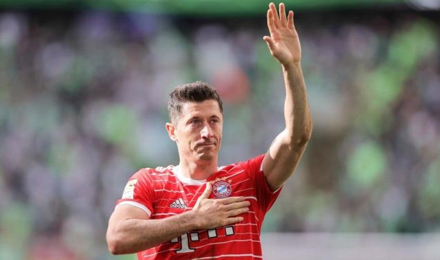 Lewandowski con el Bayern Munich