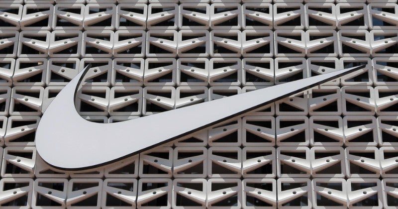 Logo Nike en una tienda