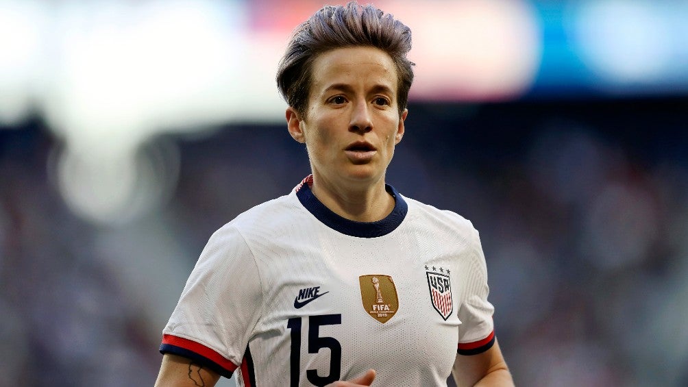 Megan Rapinoe jugando con Estados Unidos