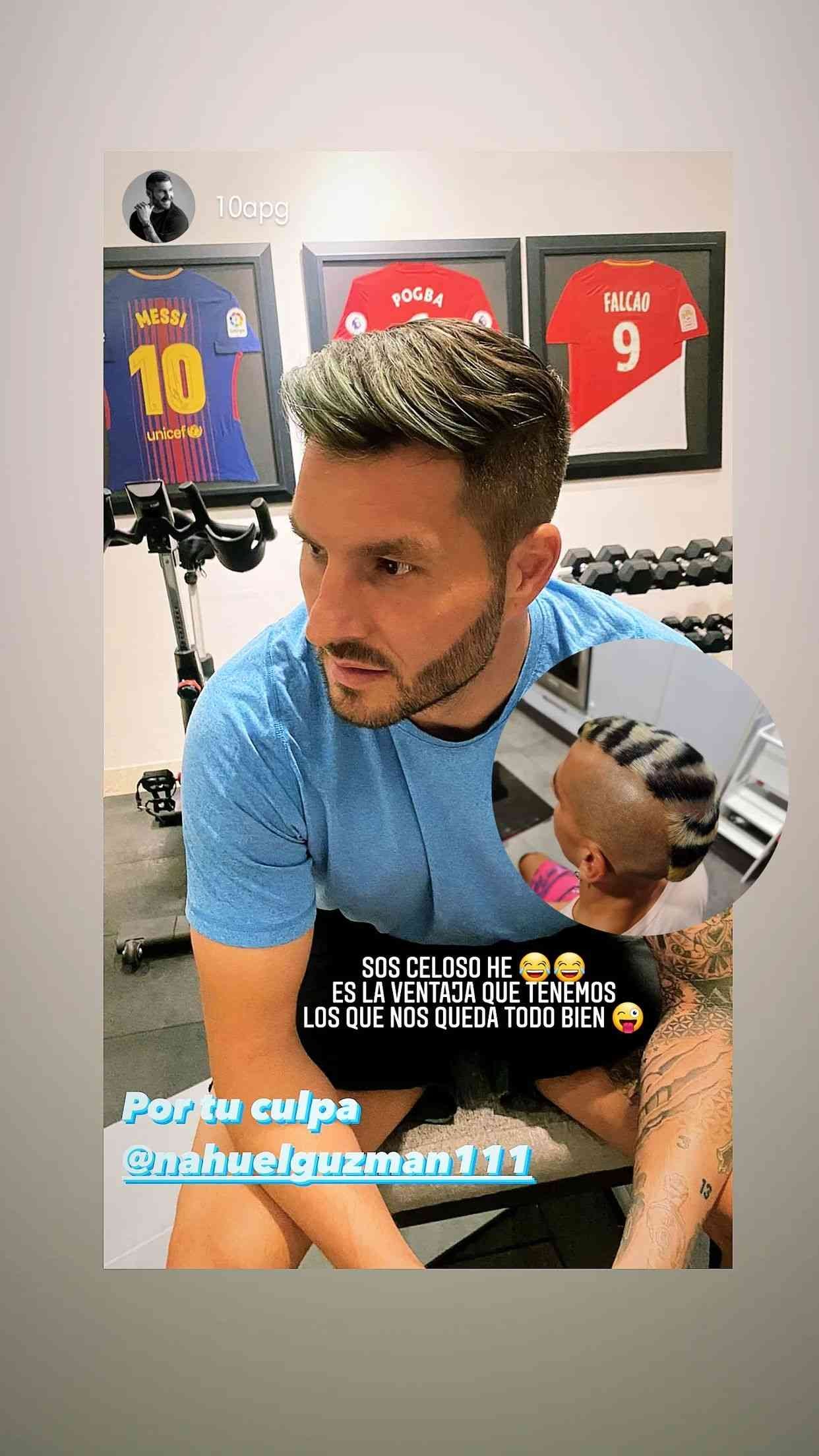 Nuevo look de Nahuel Guzmán y Gignac