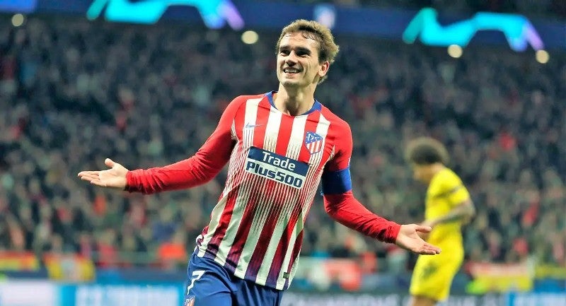 Antoine Griezmann con Atlético de Madrid