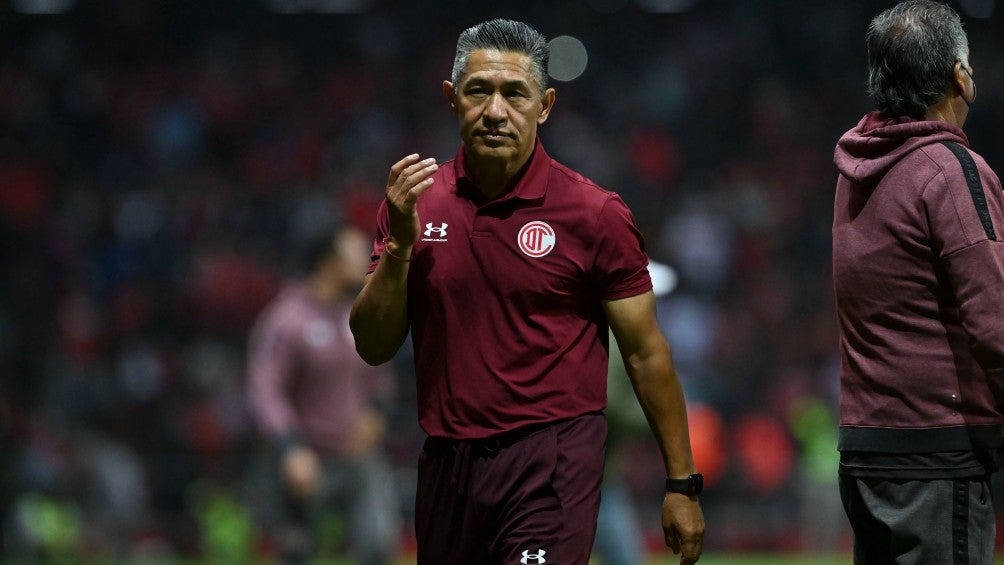 Nacho Ambriz con el Toluca