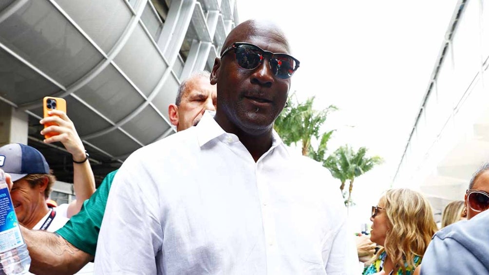 Michael Jordan en el GP de Miami