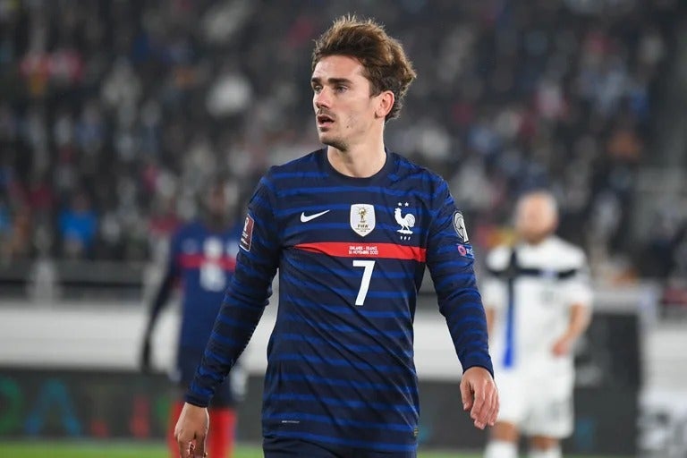 Antoine Griezmann en terreno de juego