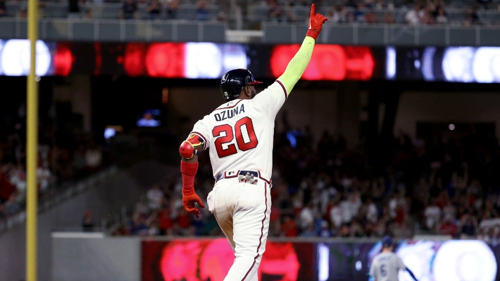 Braves: Dos cuadrangulares de Marcell Ozuna dan el triunfo a Atlanta sobre Dodgers