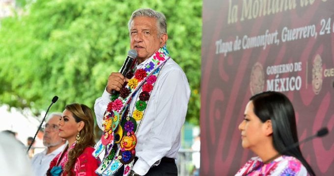 Andrés Manuel López Obrador en conferencia de prensa