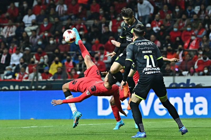 Haret Ortega en partido de Toluca vs Chivas