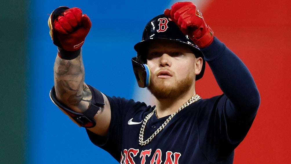 Alex Verdugo: Conectó cuadrangular en triunfo de Red Sox ante Guardians