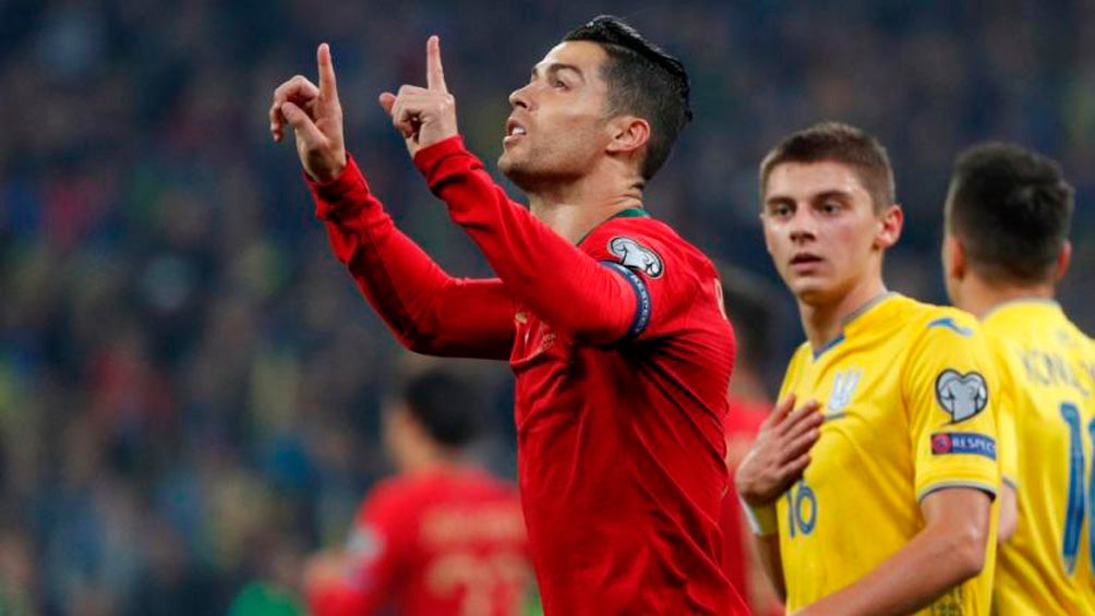 CR7, en festejo de gol