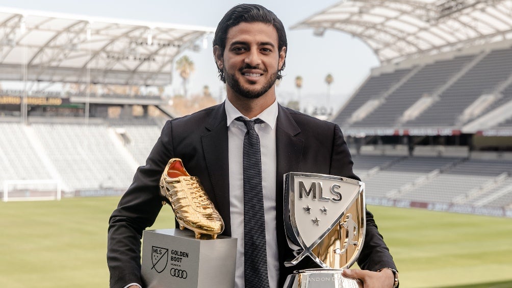 Carlos Vela tras ganar el MVP de la temporada 2019