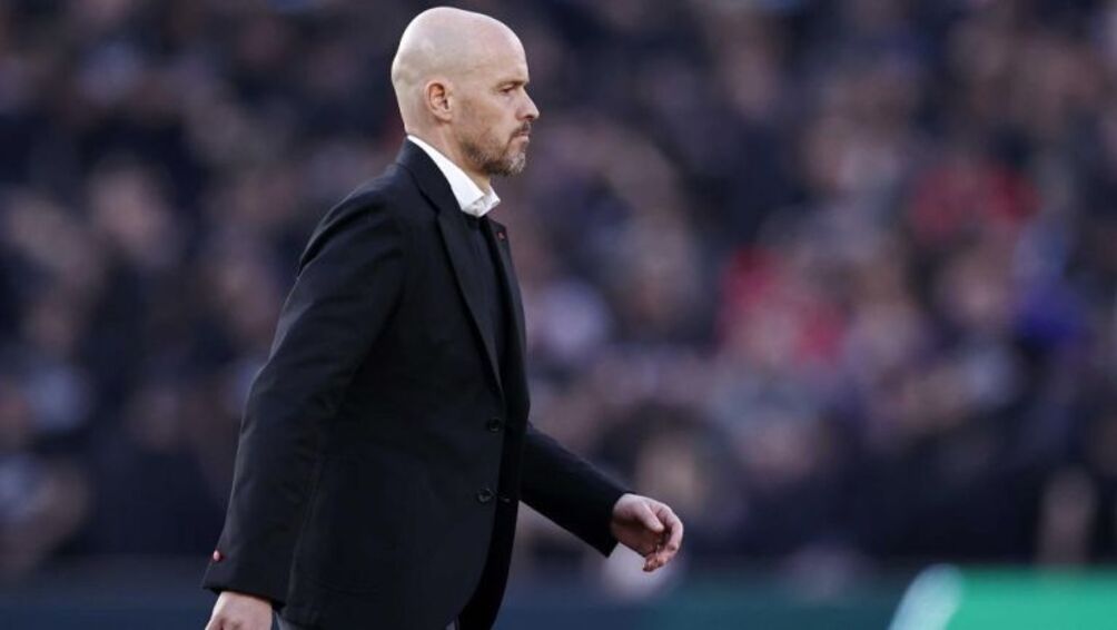 Erik Ten Hag con el Manchester United