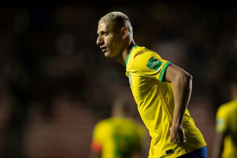 Richarlison con la Selección de Brasil