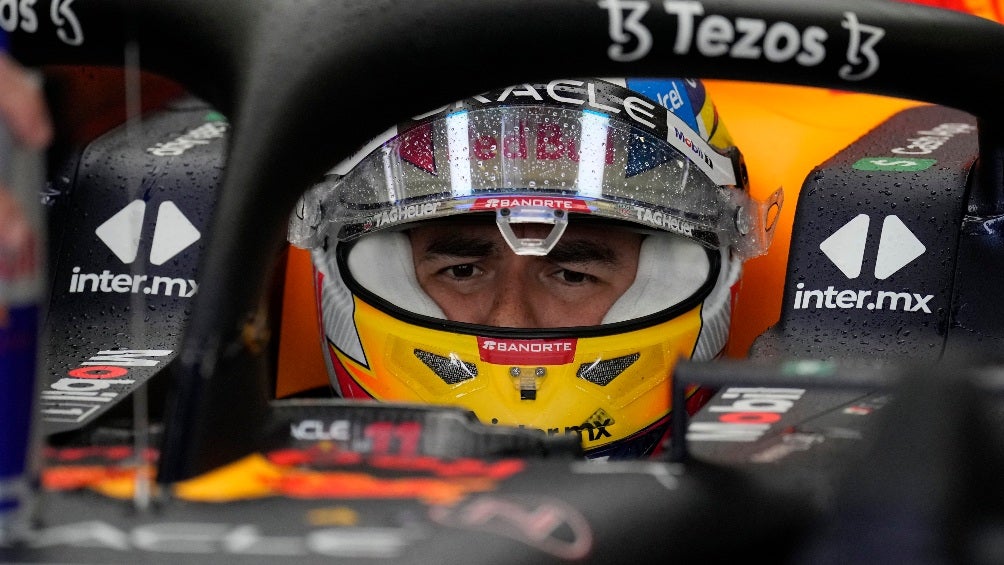 Checo Pérez en el GP de Gran Bretaña