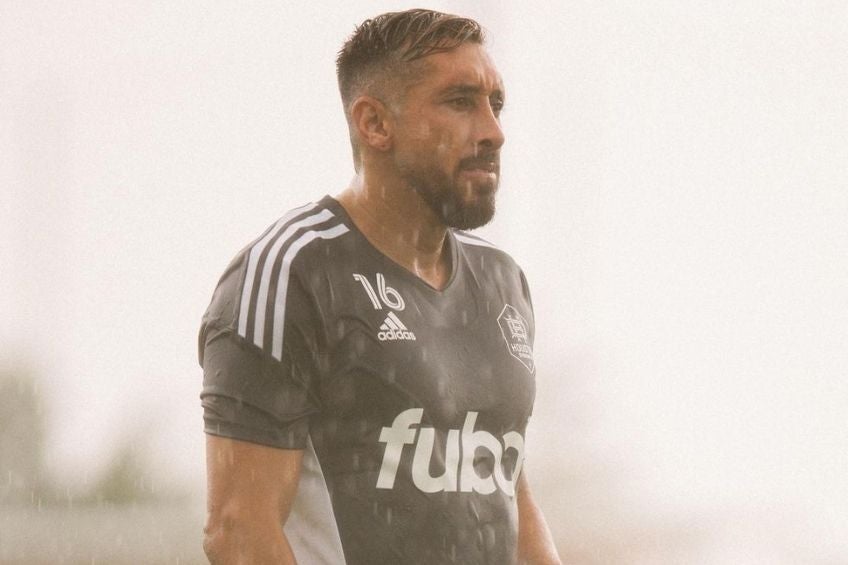 Héctor Herrera entrenando con el Houston Dynamo