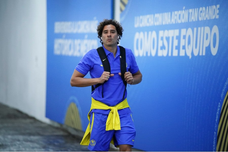 Ochoa previo a un partido con América