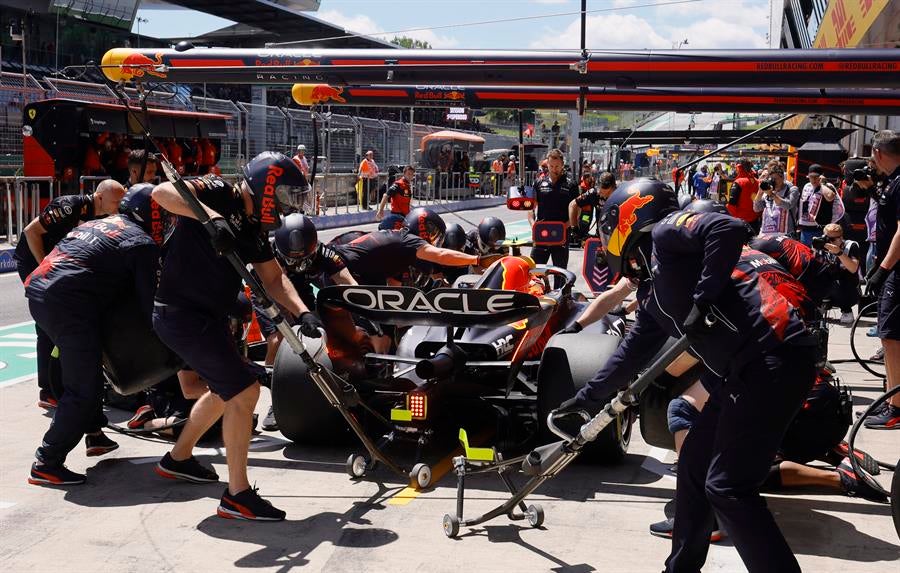 Checo Pérez en el GP de Austria