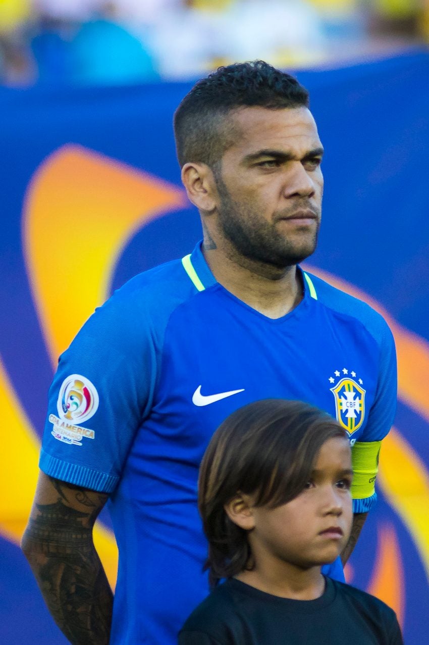 Dani Alves en la Copa América de 2016 