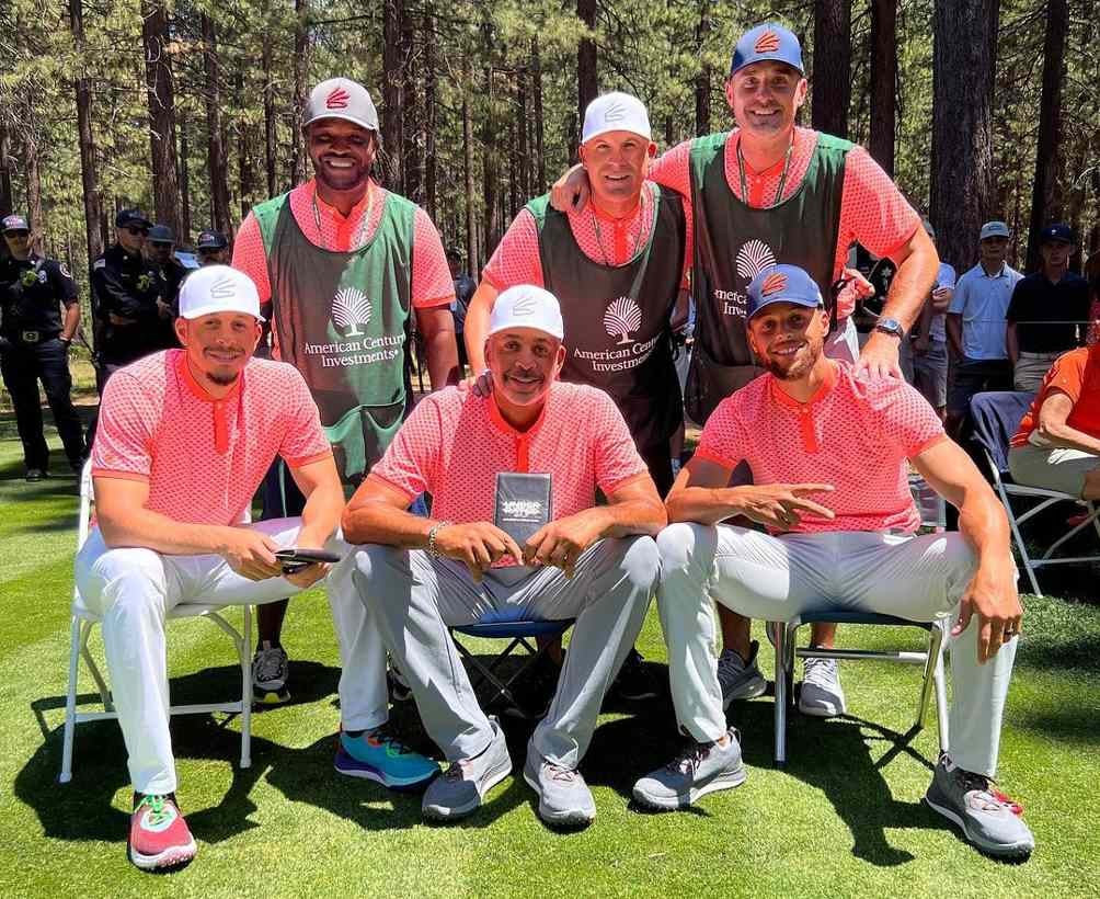 Stephen Curry en el torneo de celebridades de golf