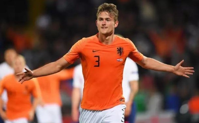 De Ligt con Países Bajos