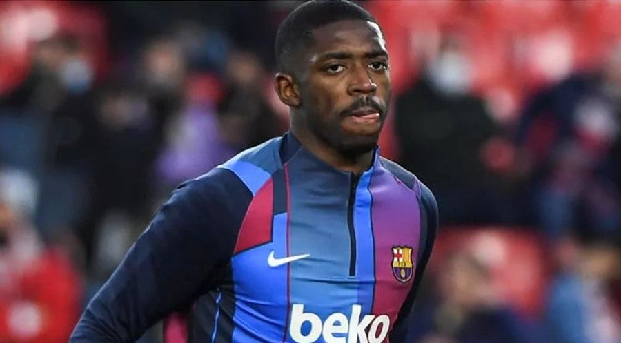 Dembélé previo a juego del Barcelona