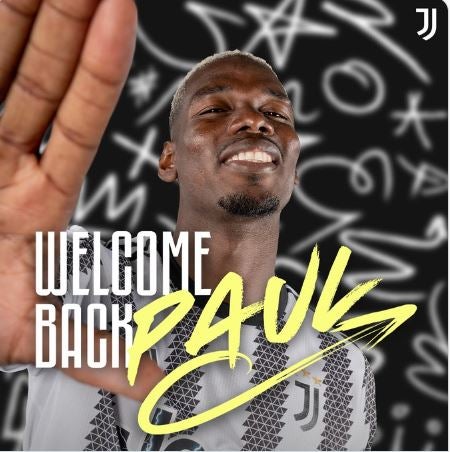 Pogba es anunciado con la Juventus