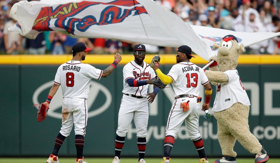 Los Braves celebran victoria