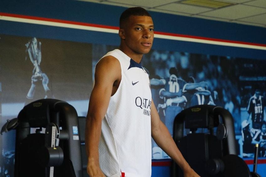 Kylian Mbappé en pretemporada con el PSG