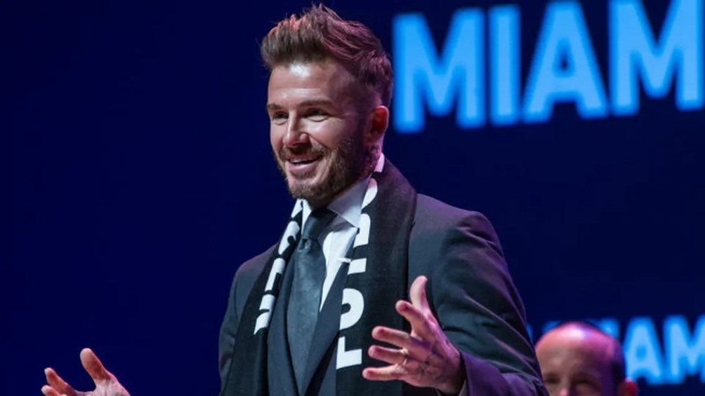 David Beckham en un evento