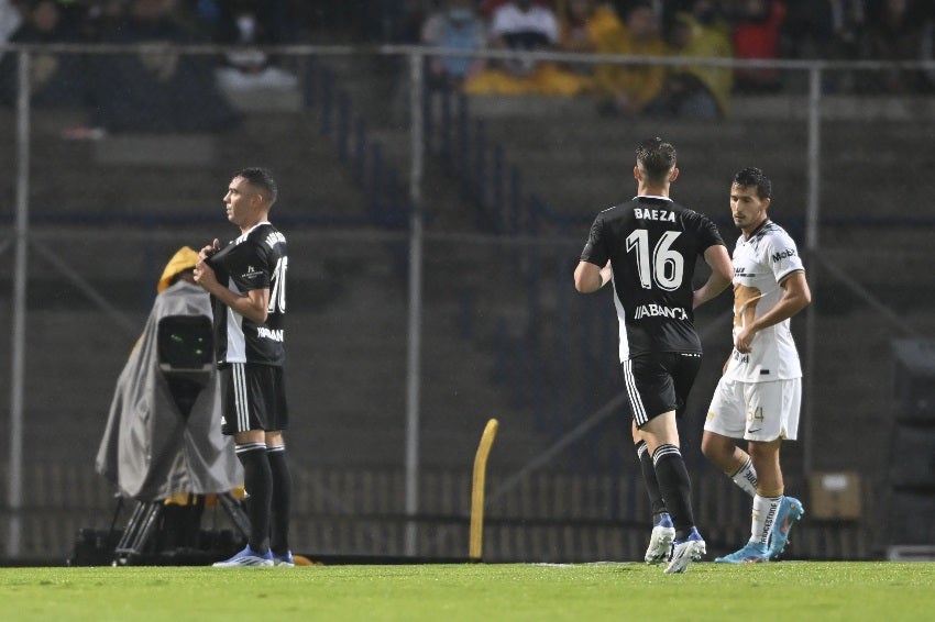 Iago Aspas celebrando su gol vs Pumas